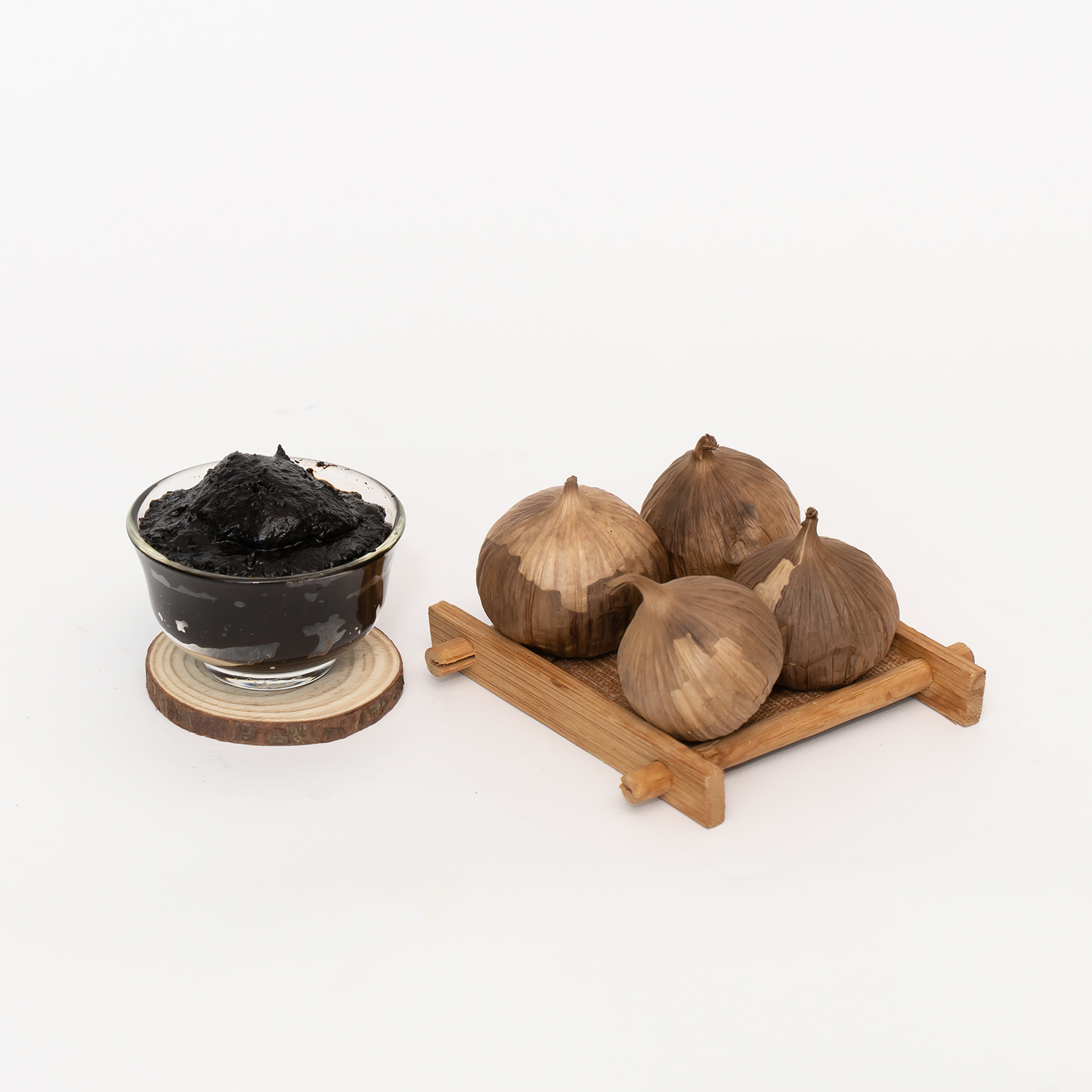 Organic Fresh Black Garlic Paste for Salad Dressing