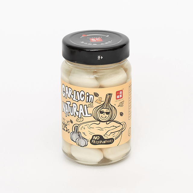 Delicious Pickled Garlic Cloves in Natural with Simple Ingredients