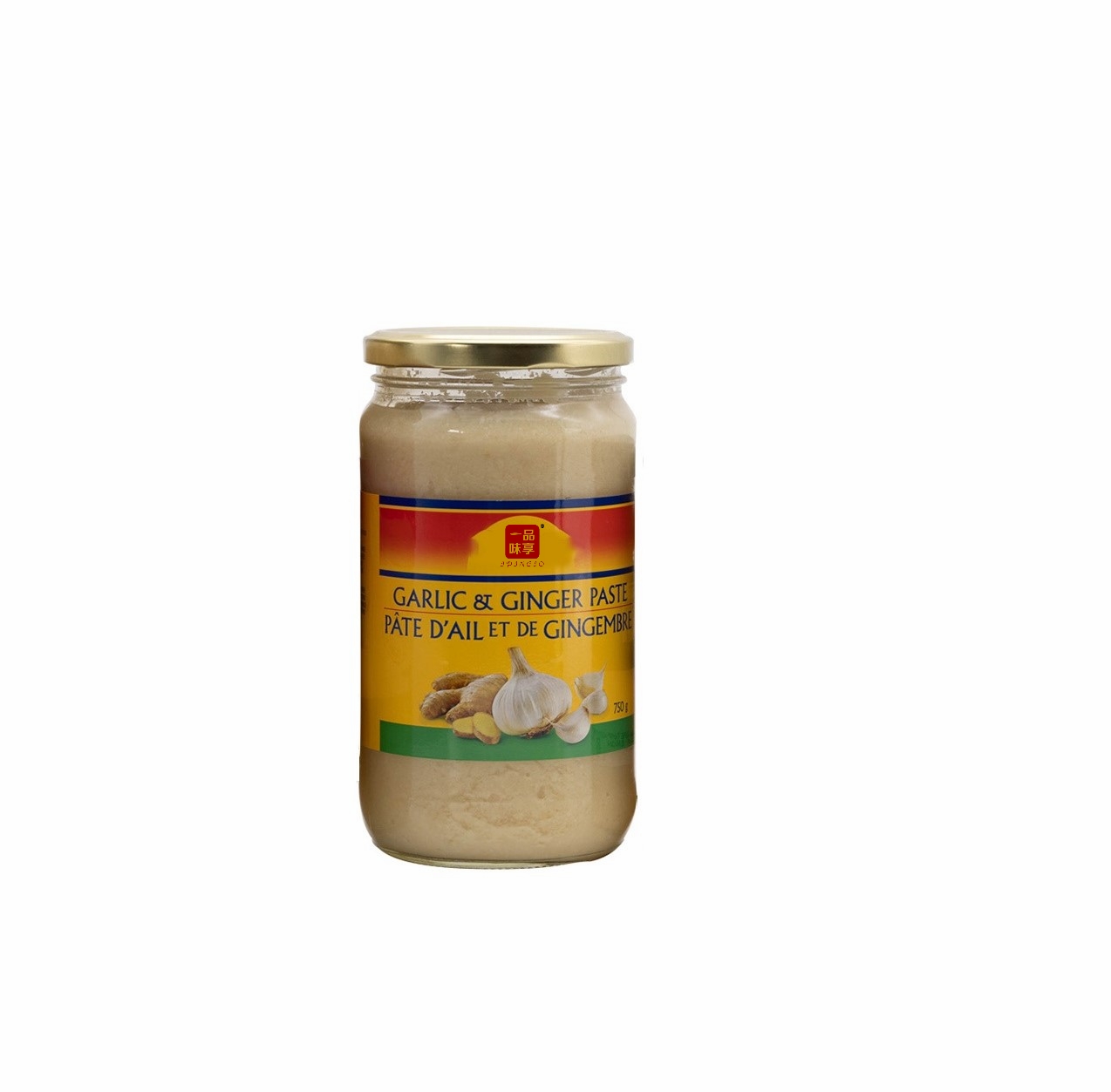 Garlic and ginger paste preparation